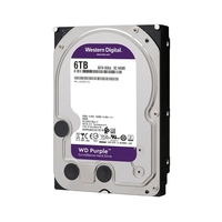 WD Purple 4 To / 6 To Surveillance HDD 3, 5 pouces 5400 tr / min 64 Mo de cache disque dur mécanique SATA WD40EJRX pour enregistrement vidéo 24 * 7
