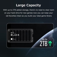 WD_BLACK P50 Type-C Portable Solid State Drive 1 To Gaming PSSD jusqu