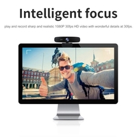 Webcam AUKEY Smart Full HD,  webcam 1080p avec webcam USB à double microphone pour vidéo d