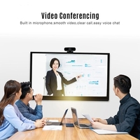 Webcam AUKEY Smart Full HD,  webcam 1080p avec webcam USB à double microphone pour vidéo d