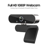 Webcam Full HD 1080P Image cristalline Compatibilité du microphone intégré Vue à 120 ° Réduction du bruit des anges Chats à plusieurs personnes
