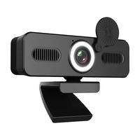 Webcam HD 1080p pour ordinateur avec microphone Caméra Web USB pour PC Grand angle de 120 degrés avec lecteur sans lumière d