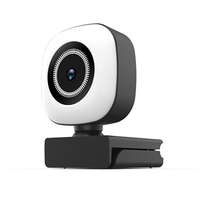 Webcam USB 4K Plug-and-Play avec microphone intégré