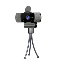 Webcam USB Full HD 1080P grand angle USB 2.0 sans lecteur avec micro Web Cam ordinateur portable Conférence technique en ligne Streaming en direct Appels vidéo Caméras Web Anti Peeping Webcame