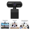 Webcam USB Full HD 1080P grand angle USB 2.0 sans lecteur avec micro Web Cam ordinateur portable Conférence technique en ligne Streaming en direct Appels vidéo Caméras Web Anti Peeping Webcame