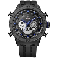 WEIDE WH6308 Montre Homme Double Quartz Numérique Deux Mouvements