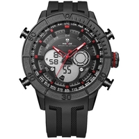 WEIDE WH6308 Montre Homme Double Quartz Numérique Deux Mouvements