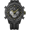 WEIDE WH6308 Montre Homme Double Quartz Numérique Deux Mouvements