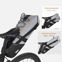 WEST Bike 10L sac de selle de vélo étanche sac de siège de vélo sac de queue de vélo