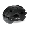 WEST BIKING Casques de vélo VTT Casques de vélo de route Casquette de sécurité Protections de vélo Casques avec verre
