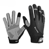 WEST BIKING Gants de cyclisme Gants de vélo à doigt complet Gants de vélo Gants antidérapants absorbant les chocs respirants Écran de soutien tactile pour l