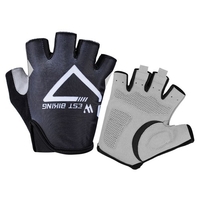 WEST vélo demi-doigts gant sport course cyclisme gant de vélo absorbant les chocs respirant gant cyclisme gant route vélo gant