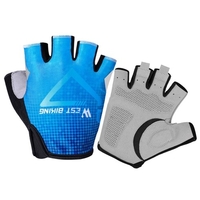 WEST vélo demi-doigts gant sport course cyclisme gant de vélo absorbant les chocs respirant gant cyclisme gant route vélo gant