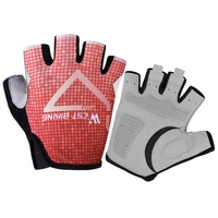 WEST vélo demi-doigts gant sport course cyclisme gant de vélo absorbant les chocs respirant gant cyclisme gant route vélo gant