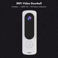 WiFi Caméra vidéo Porte sans fil Caméra HD 1080P 2-Way Audio Vision nocturne Prise en charge de l