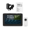 WiFi Smart LCD Station météo APP contrôle numérique intérieur extérieur température humidité moniteur Support Google Home