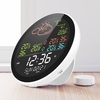 wifi Smart Weather Station avec horloge Indoor et Extérieur Température & Humidity Metre multifonctionnel Grand écran couleur Température de l