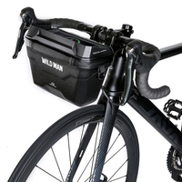 WILD MAN 3L Waterfuge Bike Sac pour téléphone avant EVA Sac de rangement à vélo avec écran tactile