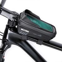 WILD MAN vélo étanche téléphone sac vélo cadre sac