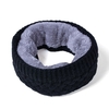 Winter Warm Neck Gaiter Warmer Knit Fleece Lined Circle Scarf for Men Women