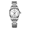 WLISTH S931 Montre de couple classique élégante multifonctionnelle pour lui et pour elle montre-bracelet à quartz 30M étanche affaires tenue décontractée montre pour hommes femmes avec calendrier/lumineux/bracelet en acier inoxydable