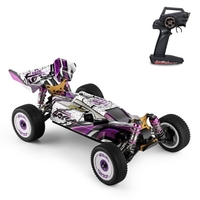 Wltoys 124019 1/12 2.4GHz Racing RC Car 55km/h Off-Road Drift Car RTR 4WD avec châssis en alliage d