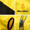 WOLFBIKE cyclisme maillot hommes vélo veste respirante Cycle vêtements longs manches vent manteau jaune 3XL