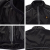 WOLFBIKE cyclisme maillot hommes vélo veste respirante Cycle vêtements longs manches vent manteau noir 3XL
