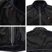 WOLFBIKE cyclisme maillot hommes vélo veste respirante Cycle vêtements longs manches vent manteau noir 3XL