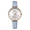 Women Quartz Watch CURREN Female Fashion Analog Wrist Watch 3ATM Waterproof Ladies Watch with Leather Watch Strap