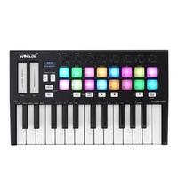WORLDE Orca mini25 Contrôleur de clavier MIDI USB portable 25 touches