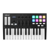 WORLDE Panda MINI II Contrôleur de clavier MIDI USB portable à 25 touches