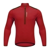 Wosawe Hommes Cyclisme Jersey Printemps Automne Demi-zip