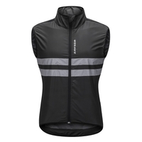 Wosawe maillot de cyclisme sans manches coupe-vent respirant VTT vélo équitation haut veste de sport pour hommes et femmes