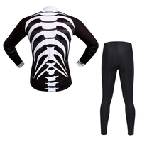 WOSAWE manches longues cyclisme Jersey ensembles Pantalon rembourré 4D respirant Vêtements de sport Vélo de montagne Vêtements de vélo Vêtements de cyclisme