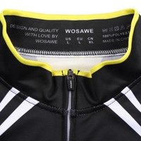 Wosawe sans manches cyclisme gilet Jersey respirant VTT équitation haut veste de sport pour hommes et femmes