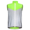 Wosawe Vélo Réfléchissant Gilet Respirant Sans Manches Gilet En Plein Air Nuit Marche Courir Vélo Gilet Manteau