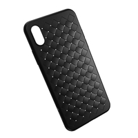 WSKEN Weaving étui de protection pour iPhone X tressé téléphone ventilé Shell Durable TPU couverture résistant aux chocs Scratch-preuve