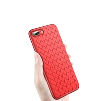 WSKEN Weaving étui de protection pour téléphone iPhone 7 8 Plus tressé téléphone ventilé Shell Durable TPU couverture résistant aux chocs Scratch-preuve