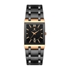 WWOOR - Montre analogique à quartz avec cadran rectangulaire