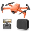 X1 WiFi FPV 4K Caméra Double Caméra RC Drone Mini Quadricoptère Pliable avec Fonction Trajectoire Vol Mode Sans Tête Vol 3D avec Sac de Rangement