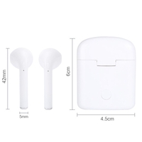 X19S True Headset Headphone BT 5.0 Double casque intra-auriculaire Stéréo Invisible écouteurs stéréo avec chargeur compatible avec tous les smartphones iOS et Android