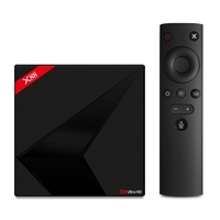 X88 Smart Android 7.1 TV Box RK3328 Quad Core 64 bits UHD 4K VP9 H.265 4 Go / 32 Go 2.4G / 5G double bande WiFi BT4.1 HD Media Player écran d