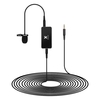XFAN AIR Omnidirectionnel Lavalier Microphone Clip-on Filaire Condensateur Micro Câble Longueur 6m