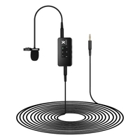 XFAN PRO Micro-cravate omnidirectionnel Micro à condensateur filaire à clipser