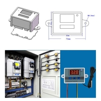 XH-W3002 12V/120W -50 ~ 110℃ Régulateur de température numérique Interrupteur de contrôle de température à affichage numérique intelligent Régulateur de température d