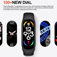 Xiao mi bande 7 bande intelligente Sport Bracelet Fitness Tracker fréquence cardiaque sang oxygène sommeil surveillance 1.62 ``AMOLED écran BT5.2 Bracelet intelligent 5ATM étanche