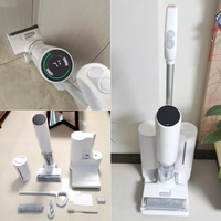 Xiaomi Mijia Aspirateur Superthermique Aspirateur/Vadrouille/Auto-nettoyant avec Séchage Nettoyeur à Main Sans Fil Affichage LED Brosse Multifonctionnelle à Aspiration Intelligente