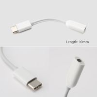 Xiaomi Type-C à 3.5mm Audio Jack Prise AUX Adaptateur Connecteur Convertisseur pour Samsung Huawei Lenovo OnePlus Android Téléphone
