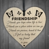 Xmas Wooden Crafts Copeaux de bois en forme de coeur